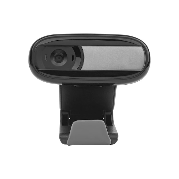 cámara web para una computadora un accesorio para una computador en un fondo blanco en aislamiento