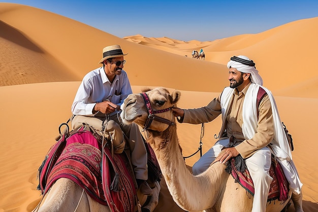 Foto camareiro com turista