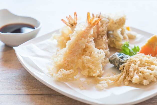 camarones fritos (tempura)