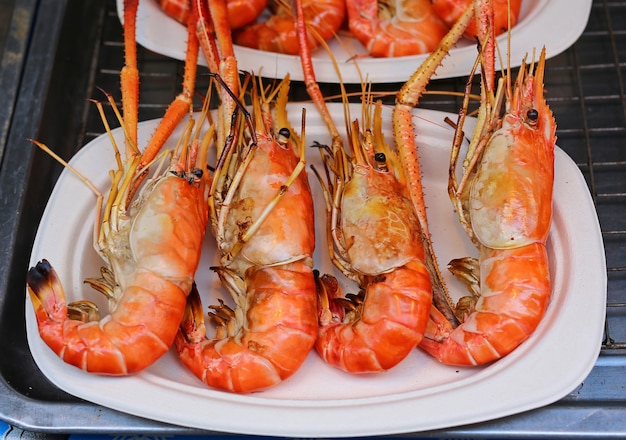 camarones a la parrilla