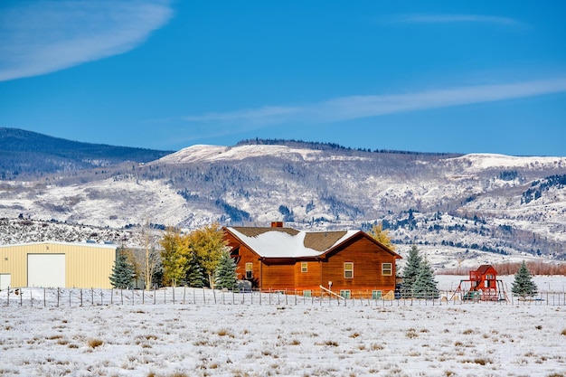 Cambio de temporada primera nevada en el techo