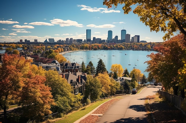 Cambridge Massachusetts EUA paisagem urbana