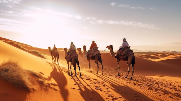 Camello Dromedario Desierto Del Sáhara Merzouga Marruecos