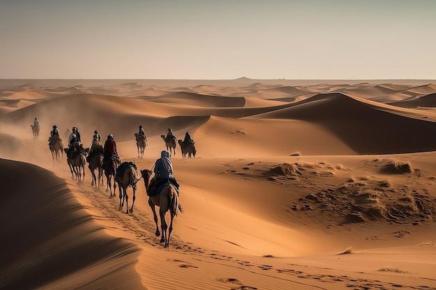 Camelos no deserto, Marrocos