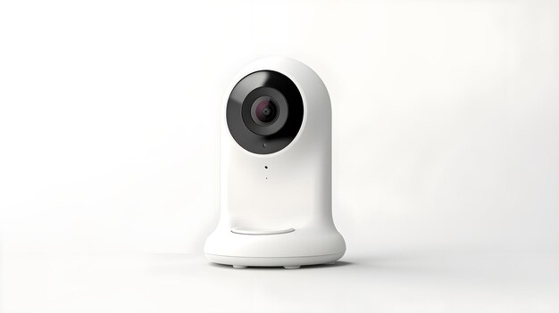 Foto câmera de segurança doméstica inteligente e sensor de movimento