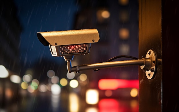 Câmera de vigilância de rua