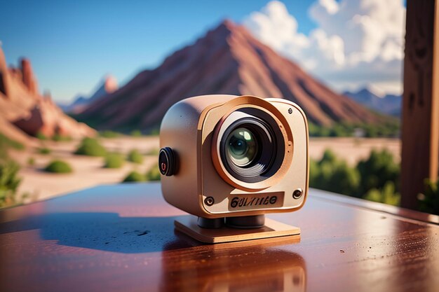 Foto câmera gravador de vídeo fotografia equipamento profissional papel de parede ilustração de fundo