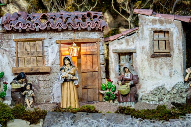 Foto câmera típica de belém durante o nascimento de jesus