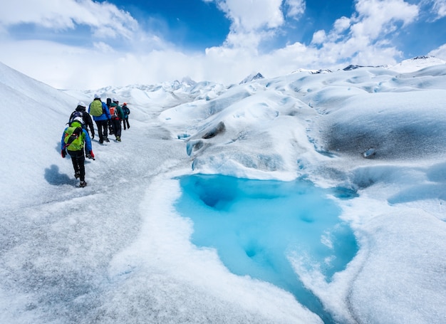 Caminando por el glaciar Perito Moreno