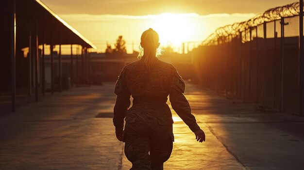 caminando a través de la base militar hacia el entr generative ai