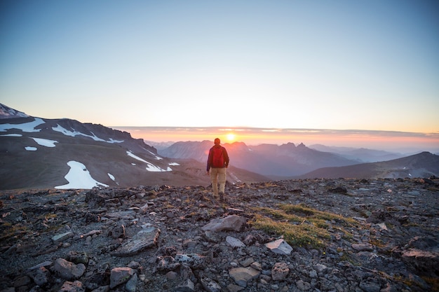 Caminata al atardecer