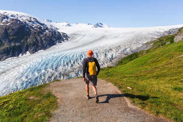 Caminata en Glaciar Exit