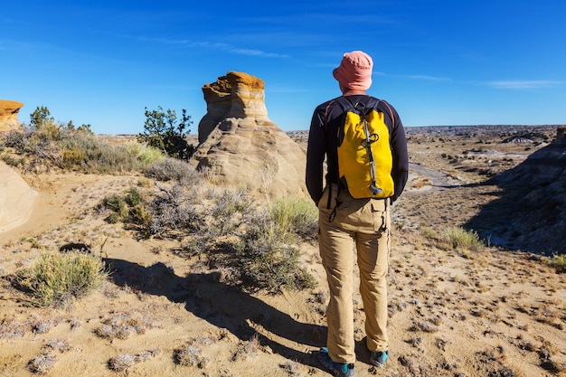 Caminata en las montañas de Utah