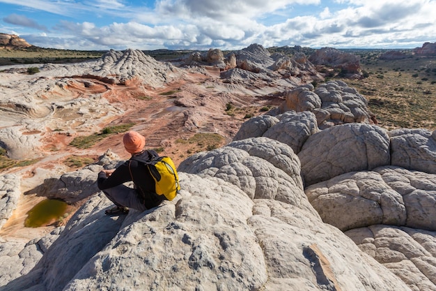 Caminata en las montañas de Utah