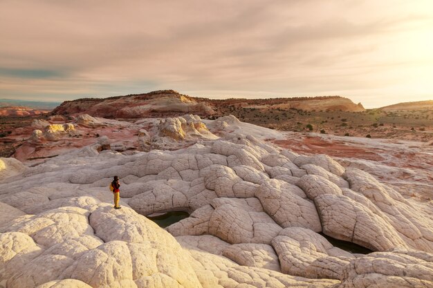 Caminata en las montañas de Utah