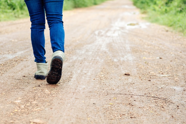 Caminata de mujer