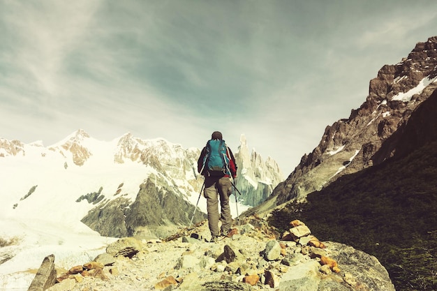 Caminata en la patagonia