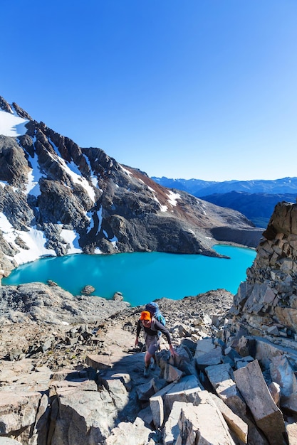 Caminata en la patagonia