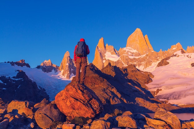 Caminata en la patagonia