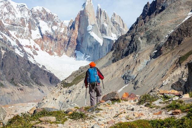 Caminata en la patagonia