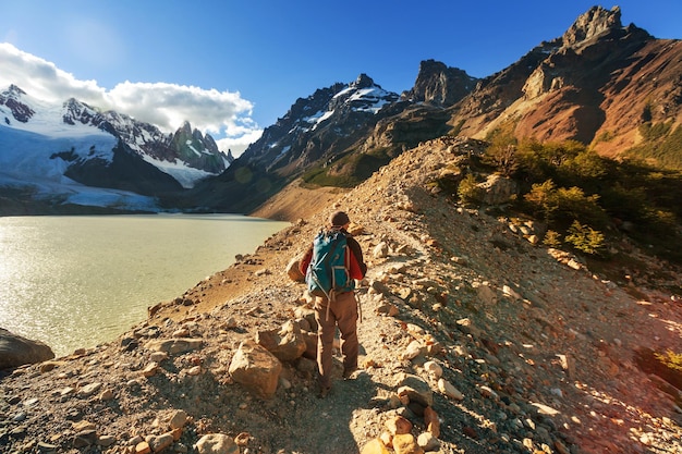 Caminata en la patagonia