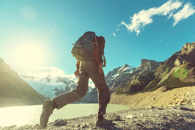 Caminata en la patagonia