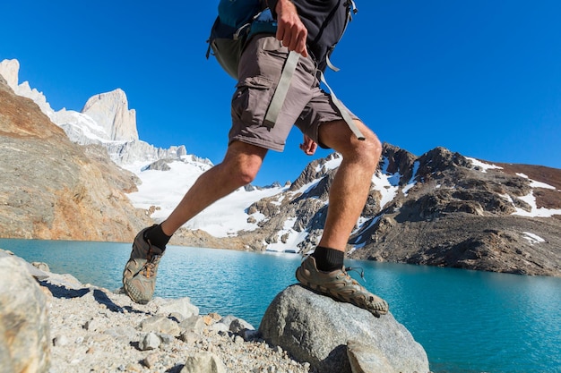 Caminata en la patagonia