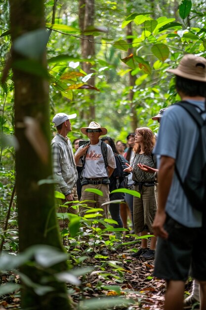 Foto caminatas guiadas por la naturaleza y charlas de expertos en vida silvestre