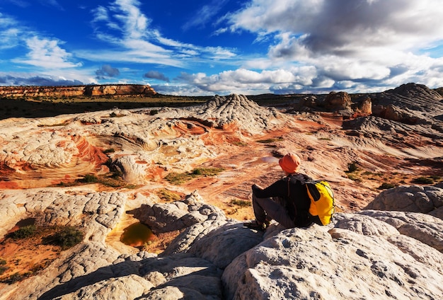 Caminhada nas montanhas de utah