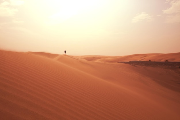 Caminhada no deserto