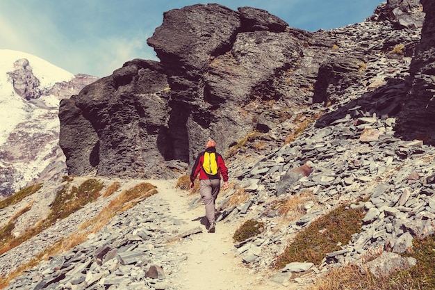 Caminhada no mtrainier