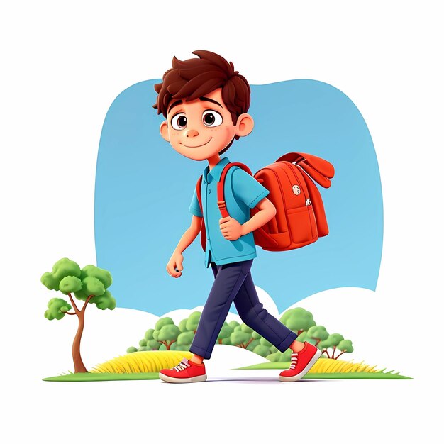 Caminhando para a escola