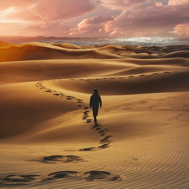 Caminhando sobre areias sinuosas