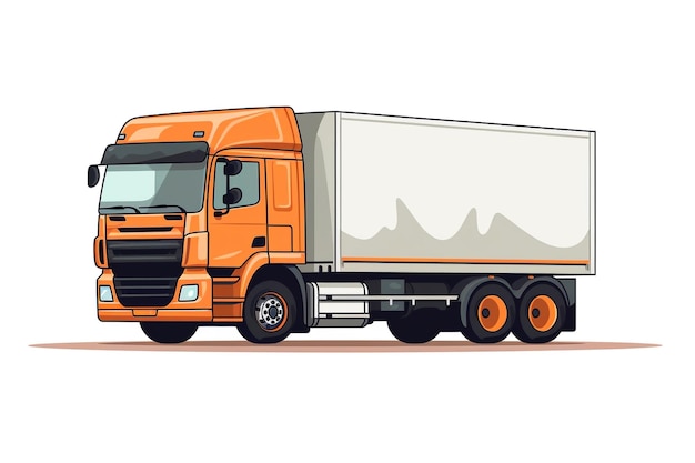Caminhão betoneira de ritmo de construção em vetor harmonia vintage caminhão de entrega de leite vetor navi