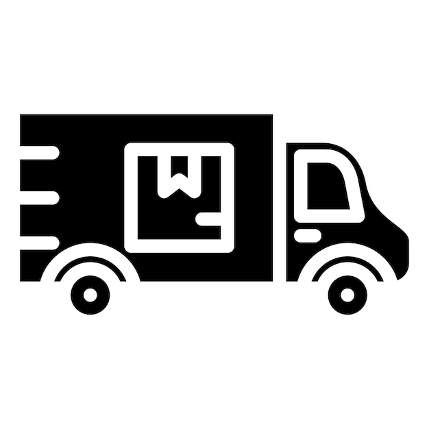 Caminhão de entrega de estilo iocn