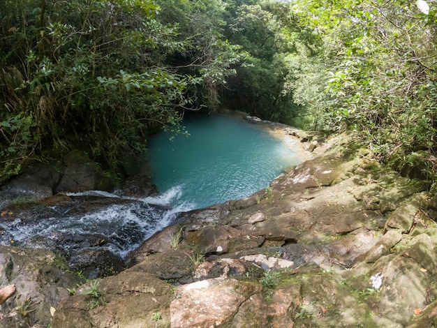 Caminhe pelas cachoeiras celestiais cristalinas no Panamá