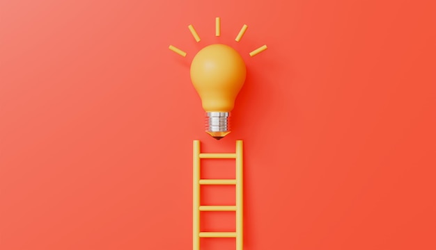 Caminho de carreira de escada para o crescimento do negócio Inspiração e conceito de ideia criativa