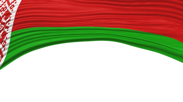 Caminho de corte da bandeira nacional da Bielorrússia