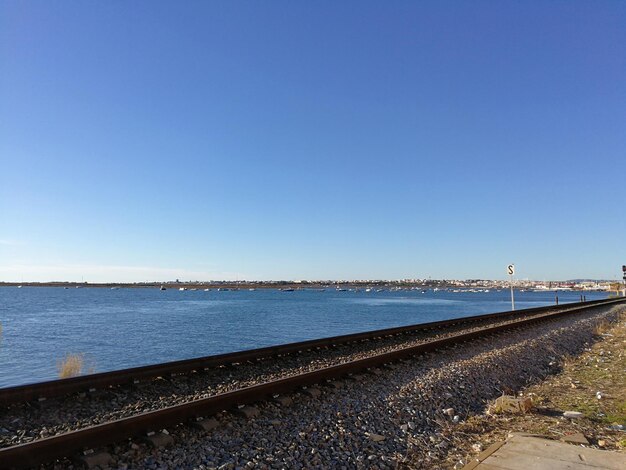 Caminho-de-ferro de Faro junto ao mar