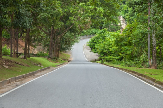 Caminho para a rampa.