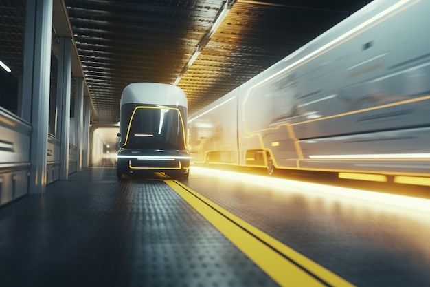 Caminhões inteligentes O futuro do transporte rodoviário por meio do controle de IA
