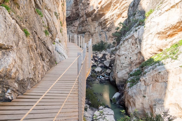 'El Caminito del Rey' King's Little Path Sendero más peligroso del mundo reabrió en mayo de 2015 Ardales Málaga España