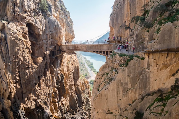 'El Caminito del Rey' King's Little Path Sendero más peligroso del mundo reabrió en mayo de 2015 Ardales Málaga España