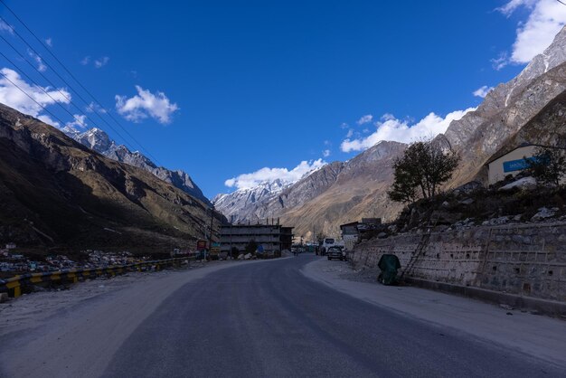 El camino al pueblo de annapurna