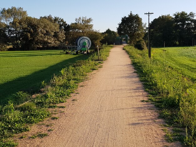 camino de ciclismo