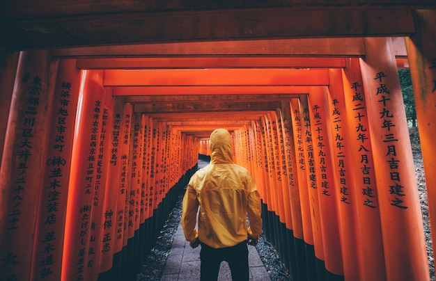 El camino fushimi-inari en Kioto