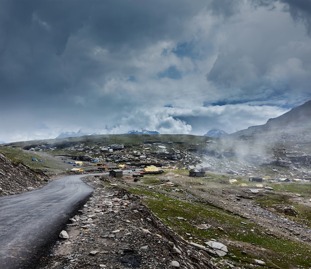 Camino, en, himalaya