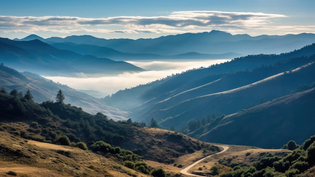 El camino a las montañas