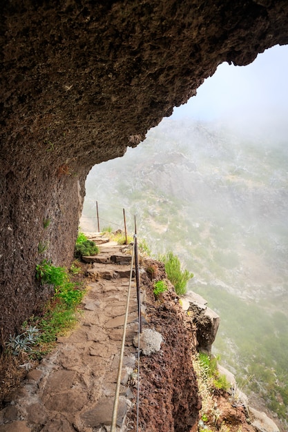 Camino en las montañas