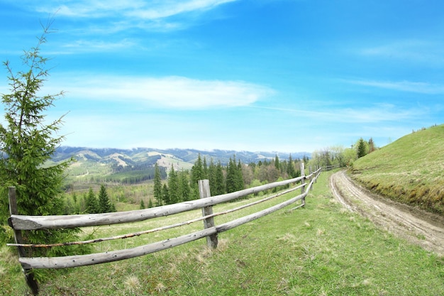 Camino en las montañas